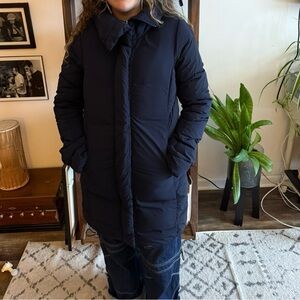 Aether Midnight Blue Puffer Coat